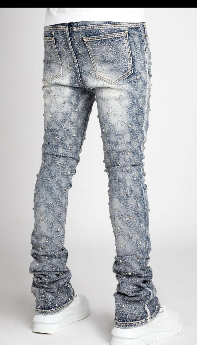 Embellished FLARED Denim