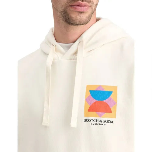 Patchwork Applique Artwork Hoodie