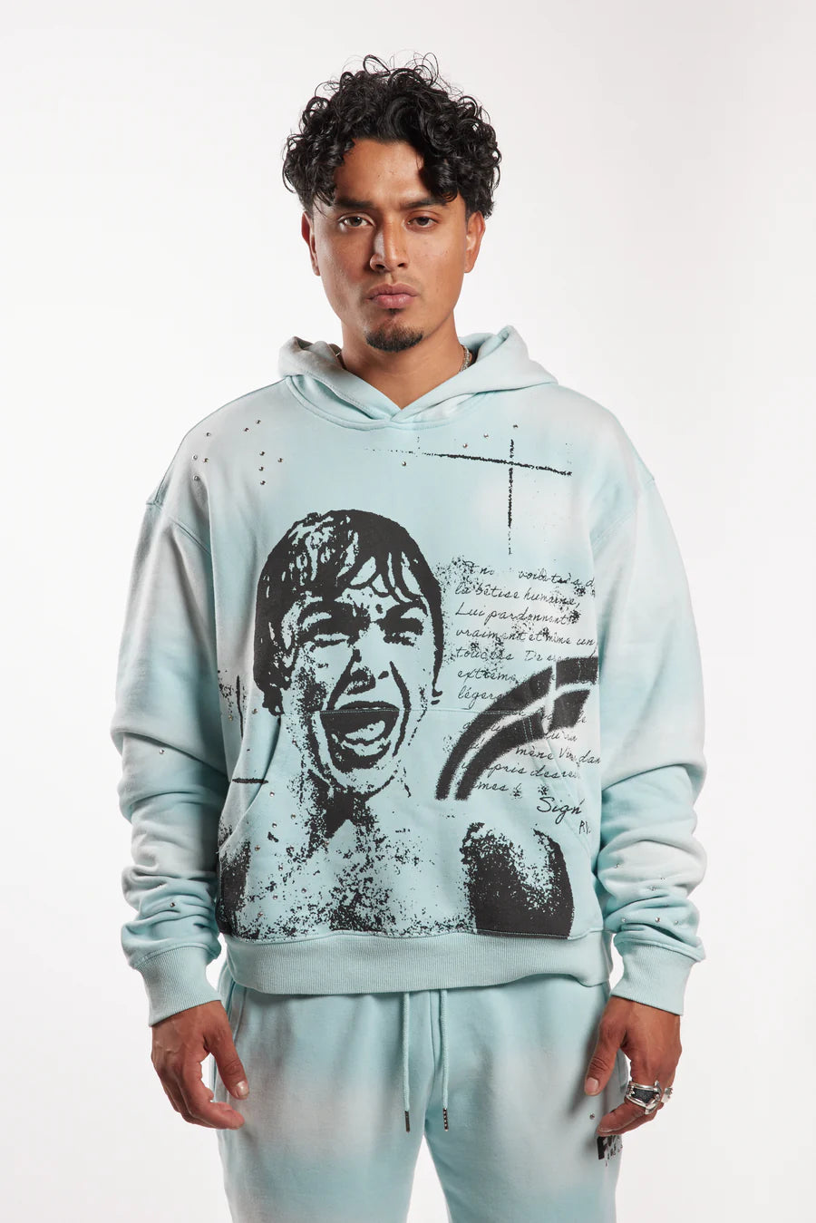 SEA WASHED "SCREAM" HOODY