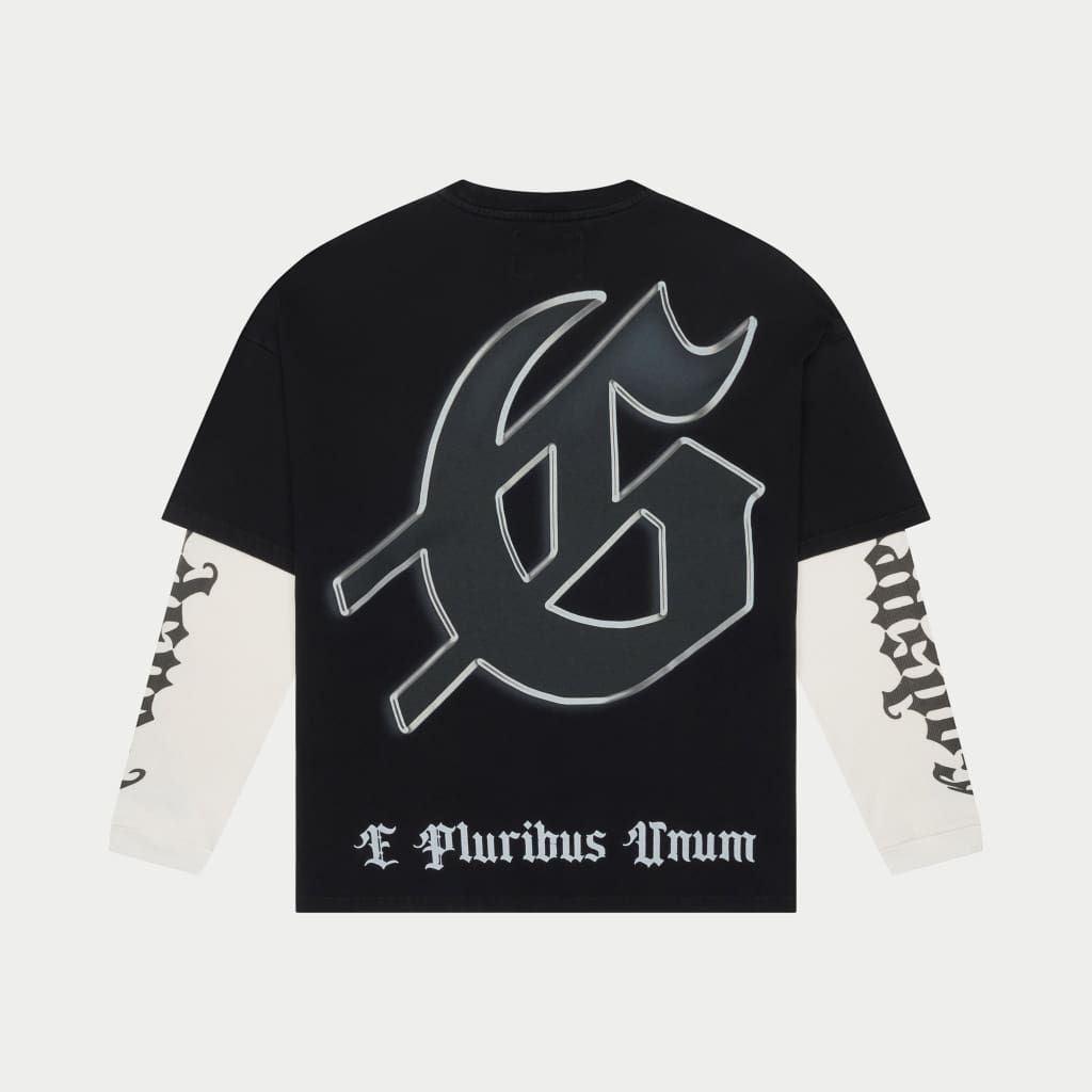 Rocker Layered T-Shirt (Black Wash)