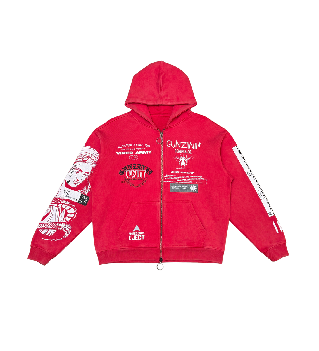 TIGER HOODIE | RED
