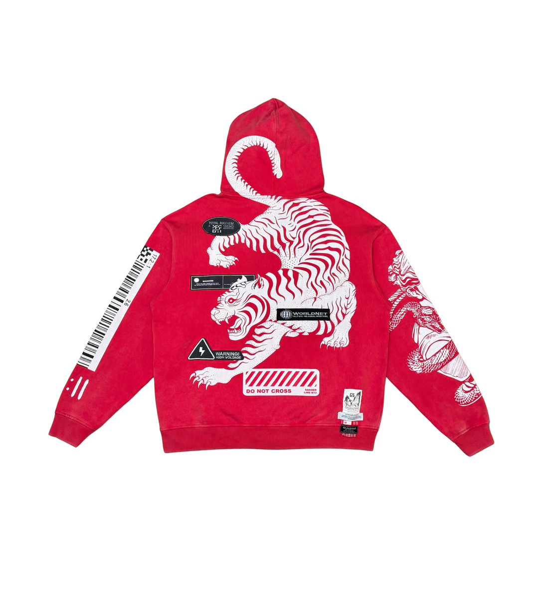 TIGER HOODIE | RED