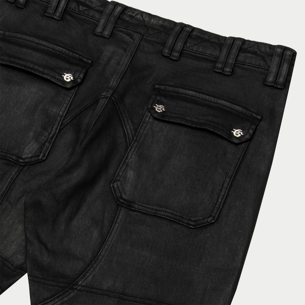 Wax Flare Premium Cargo Pants (Black)
