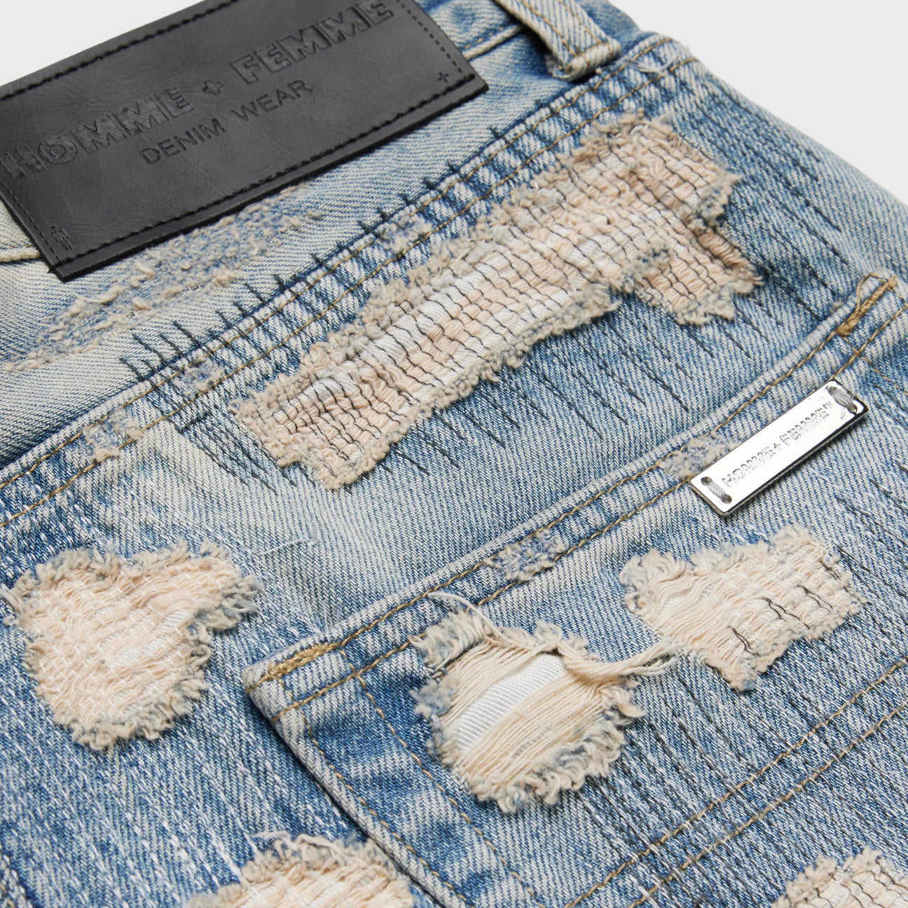 OVER DISTRESSED DENIM