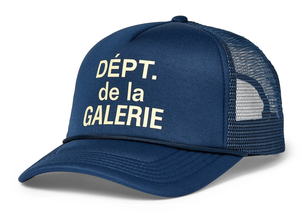 GALLERY DEPT.
Gallery Department French Logo Trucker Hat Navy