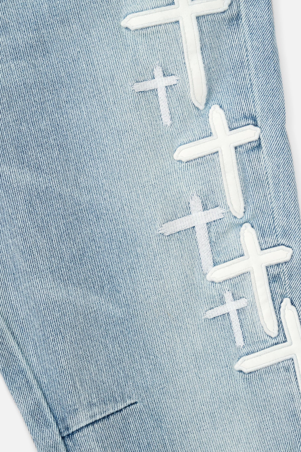 BRYANT SKINNY JEAN | COASTAL DRIFT CROSS PATCH