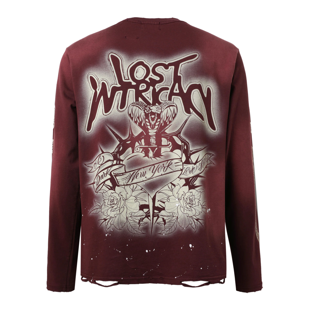 Maroon Lost Angel Long Sleeve