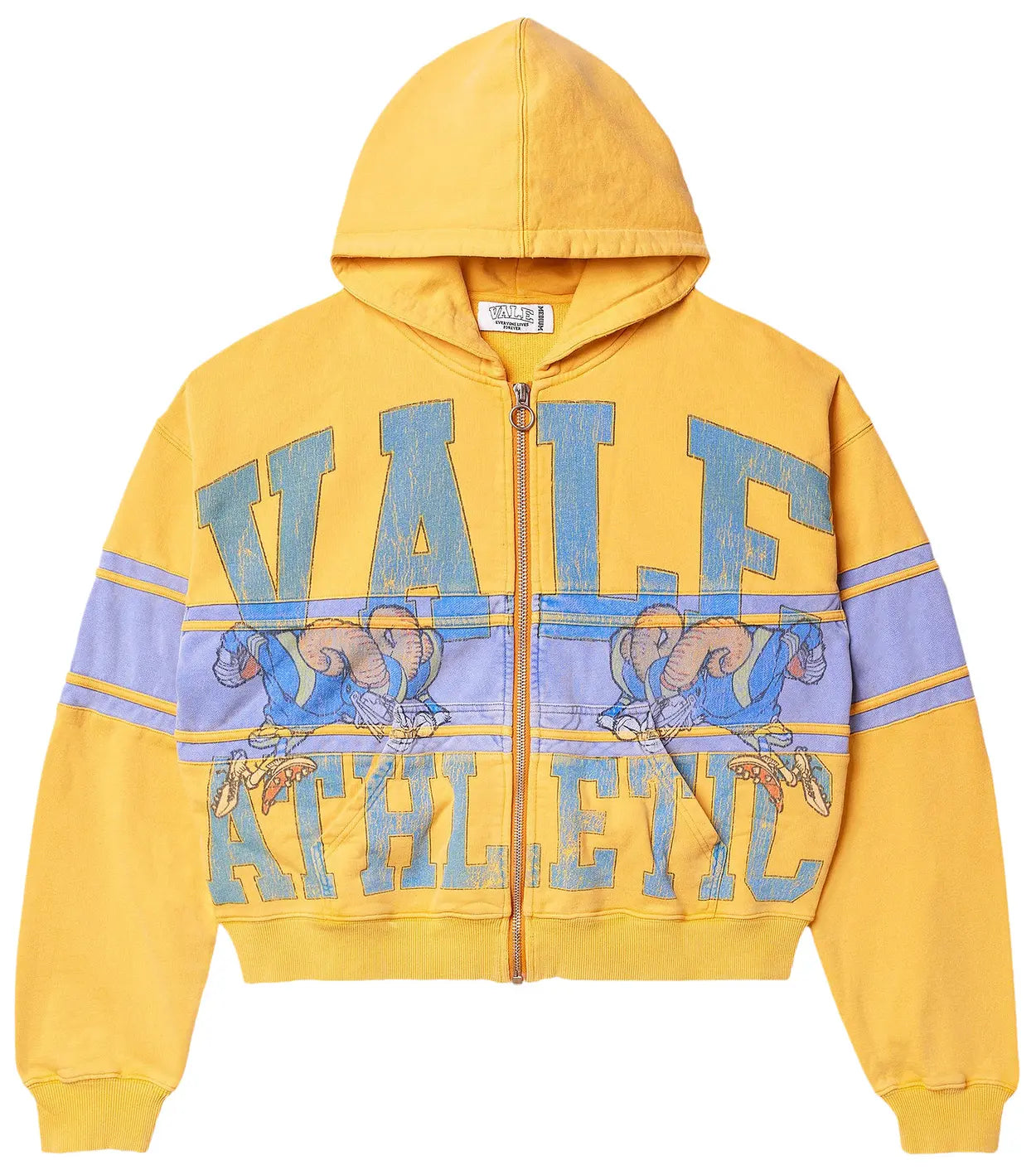 Vale Forever Bighorn Zip Up Hoodie 'Yellow'