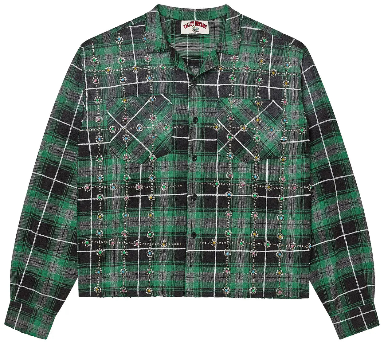 Vale Forever Grinch Gems Flannel 'Green'