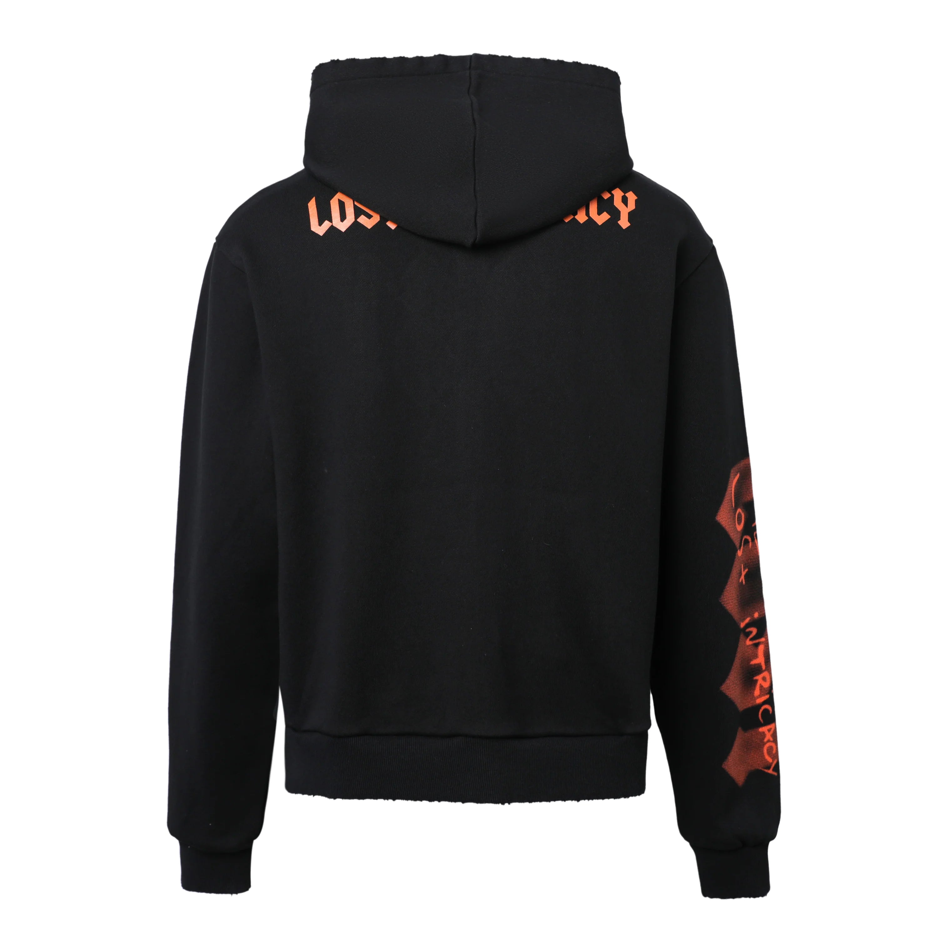 Orange Skull Bound Zip Up