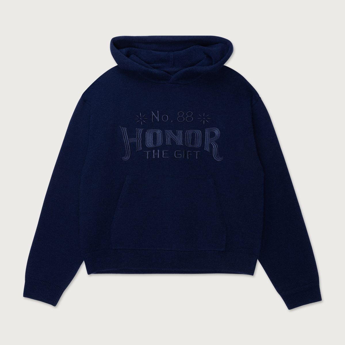 ART KNIT HOODIE
