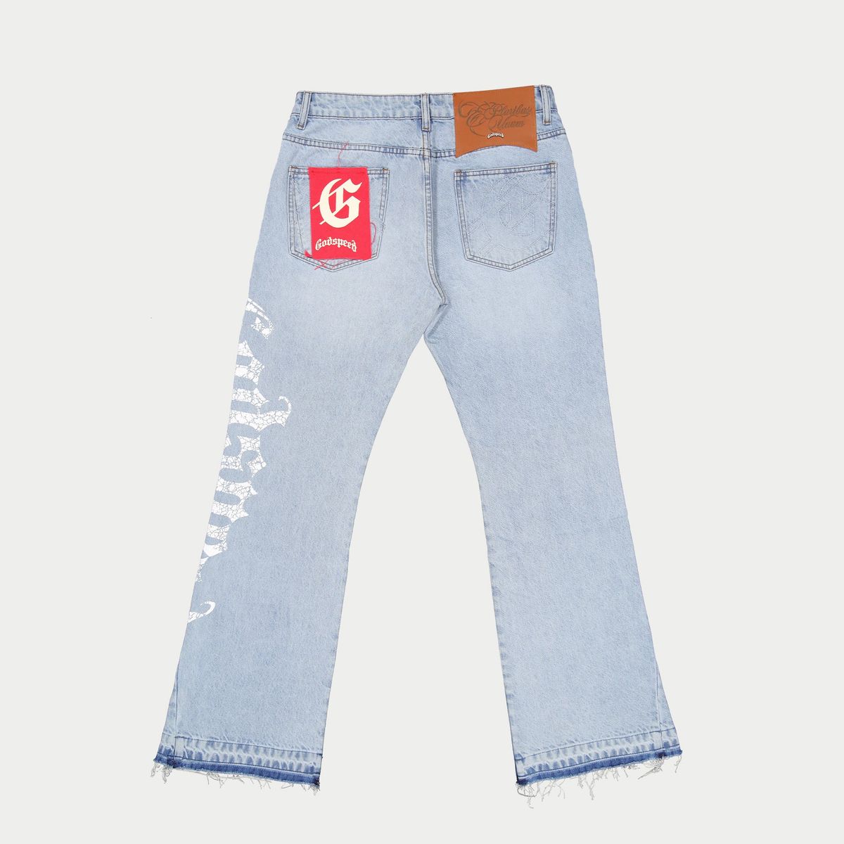 OG Logo Flared Denim Printed (Blue)