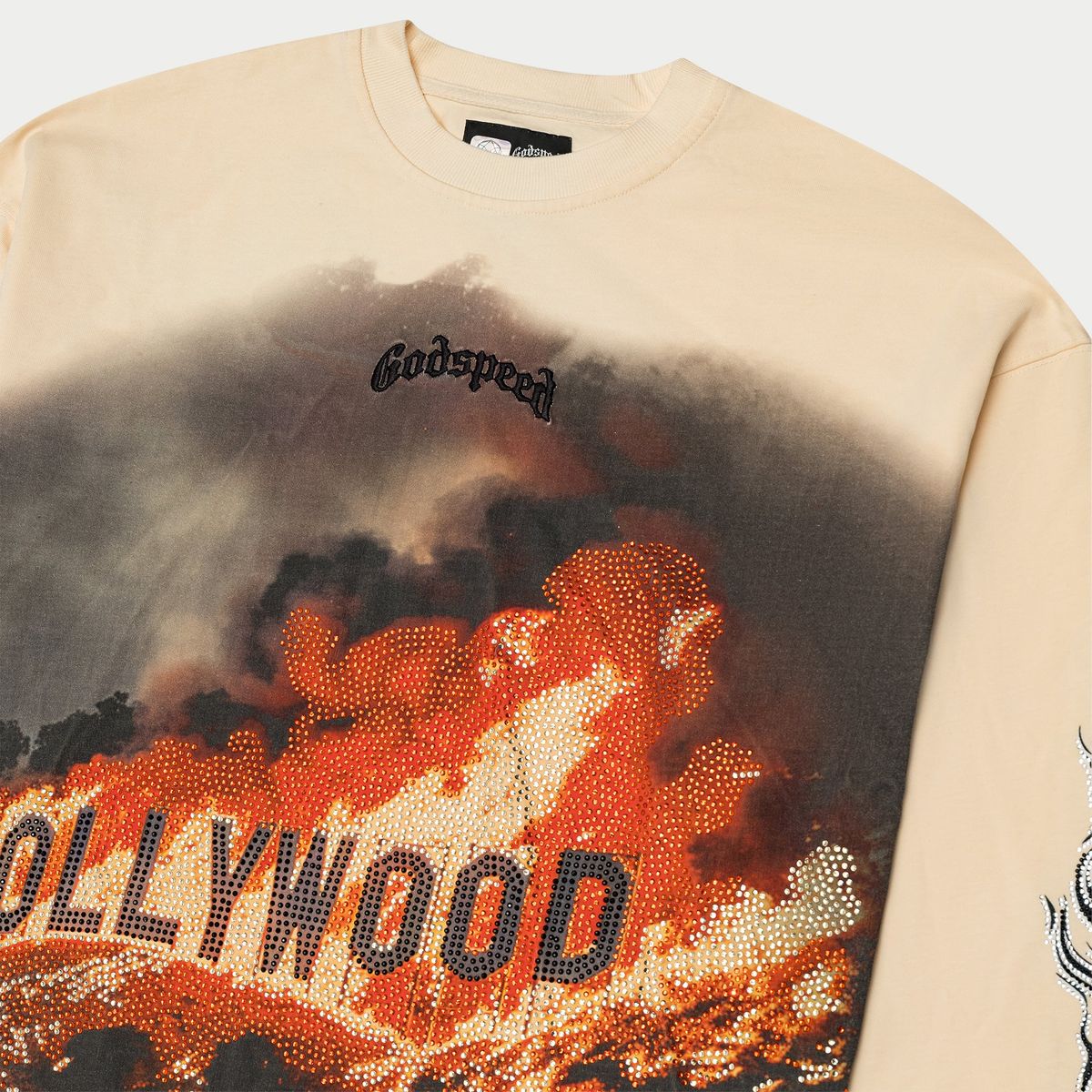 Hollywood Inferno Ls T-Shirt VVS (Bone)