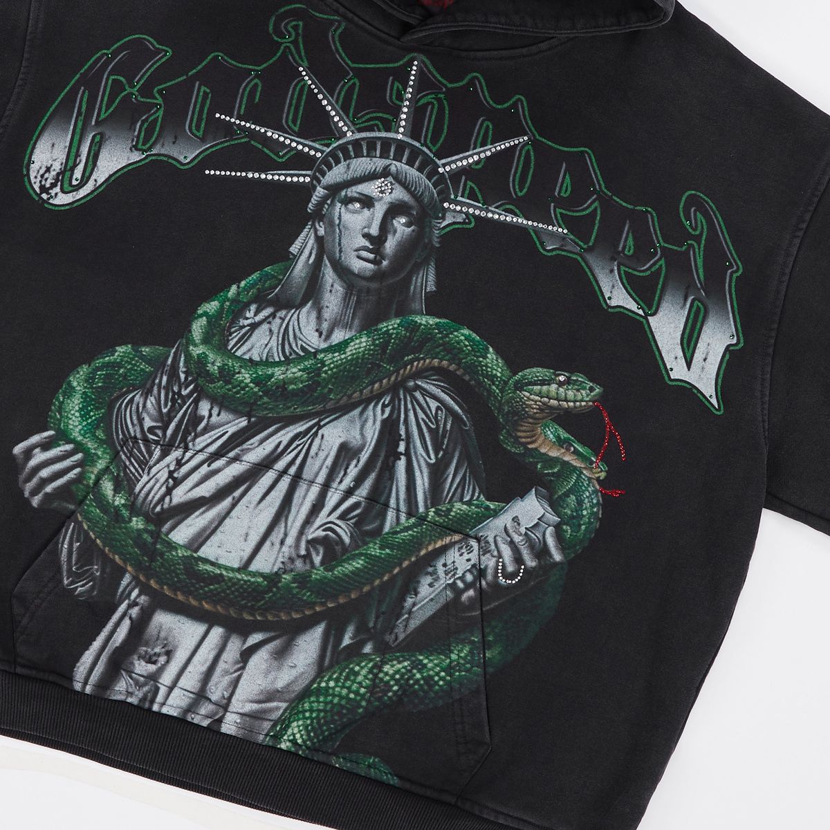 Top 5 Slizzy VVS Hoodie (Black Wash) BOOM