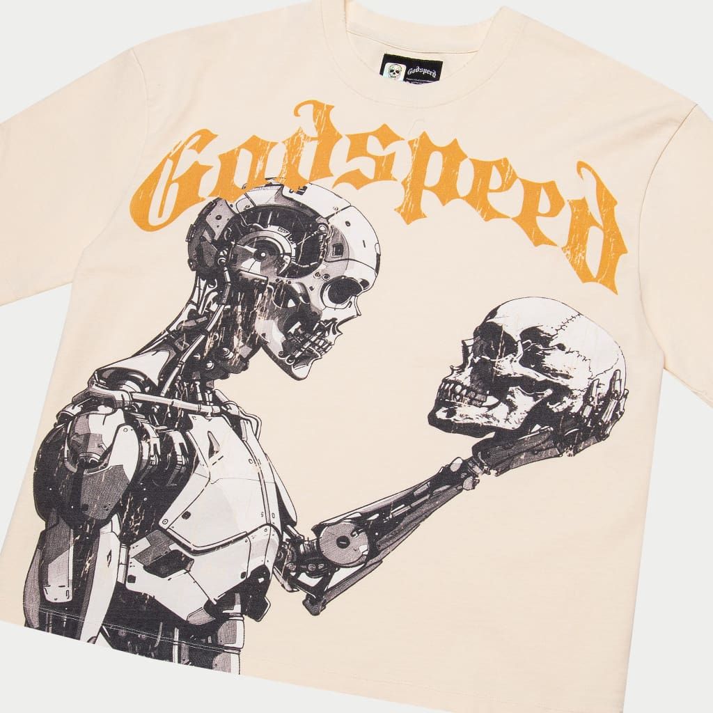 Mankind vs Ai III Short Sleeve (Bone/Yellow)