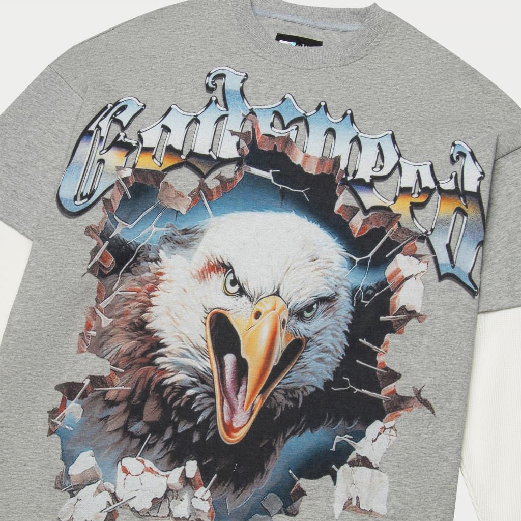 Spirit Animal Layered T-Shirt (Grey)