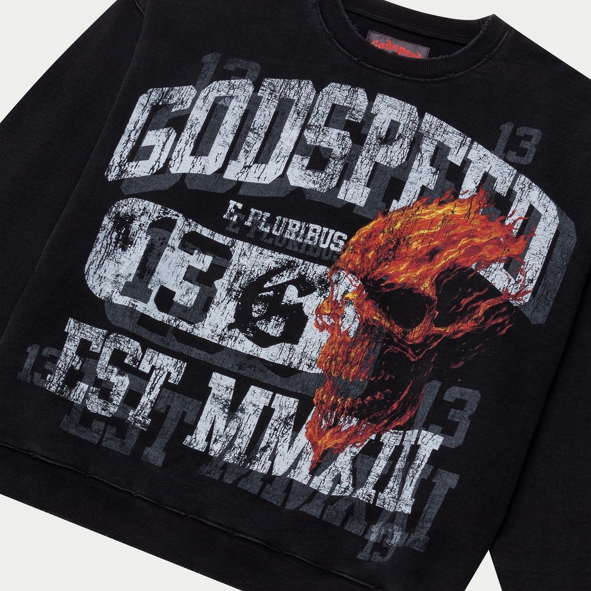 Seeing Double Sweatshirt (Black wash) BOOM26