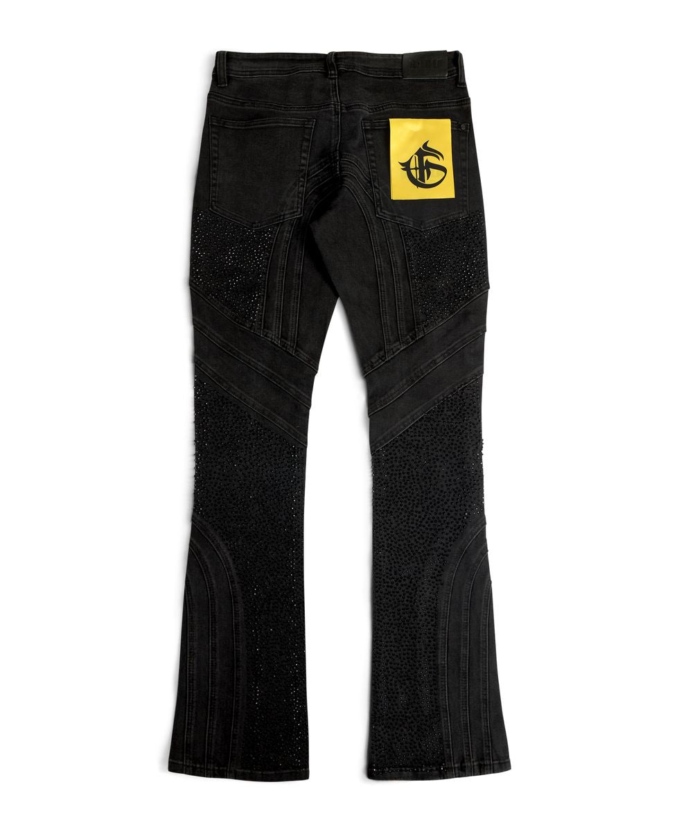 LEVEL BLK WASH DENIM