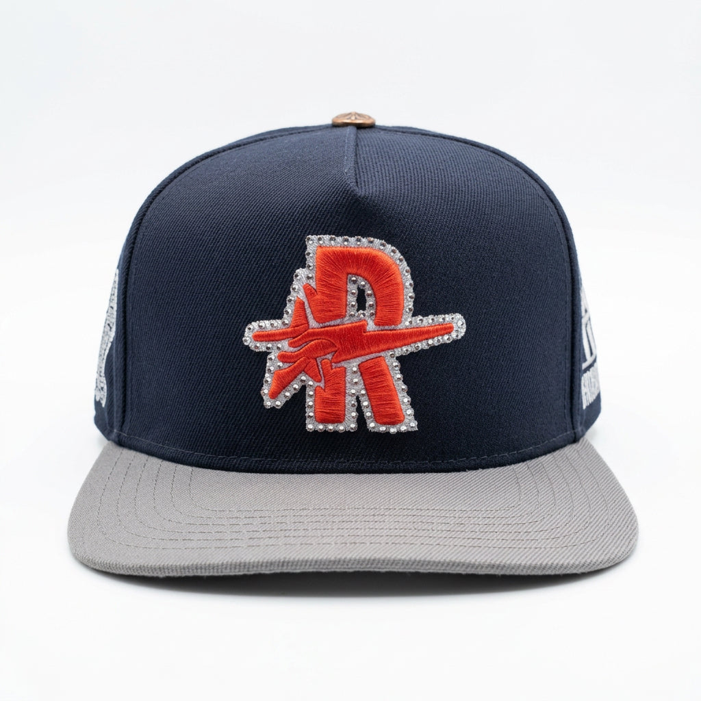 NAVY GREY SNAPBACK