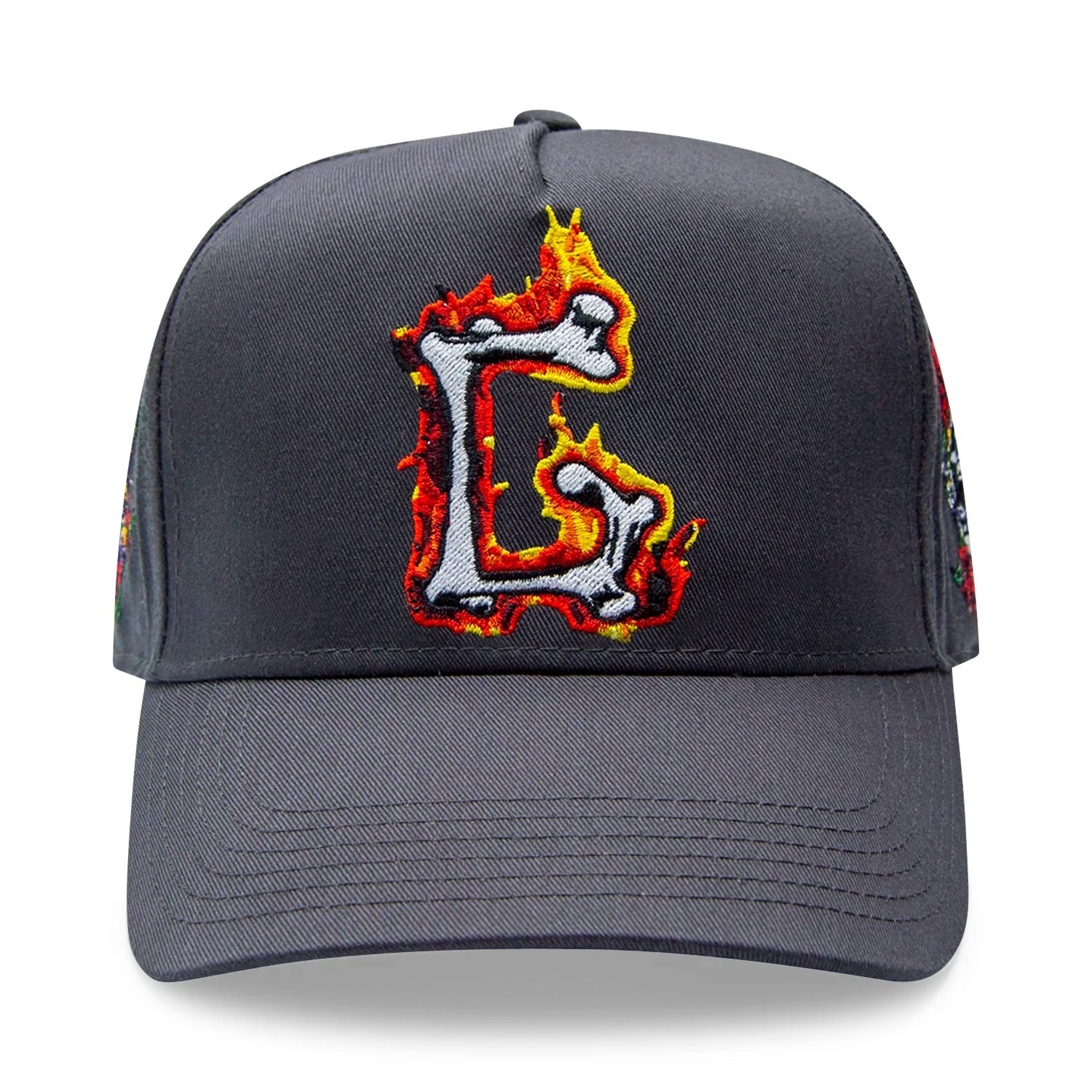 G Flames Trucker Hat | Grey