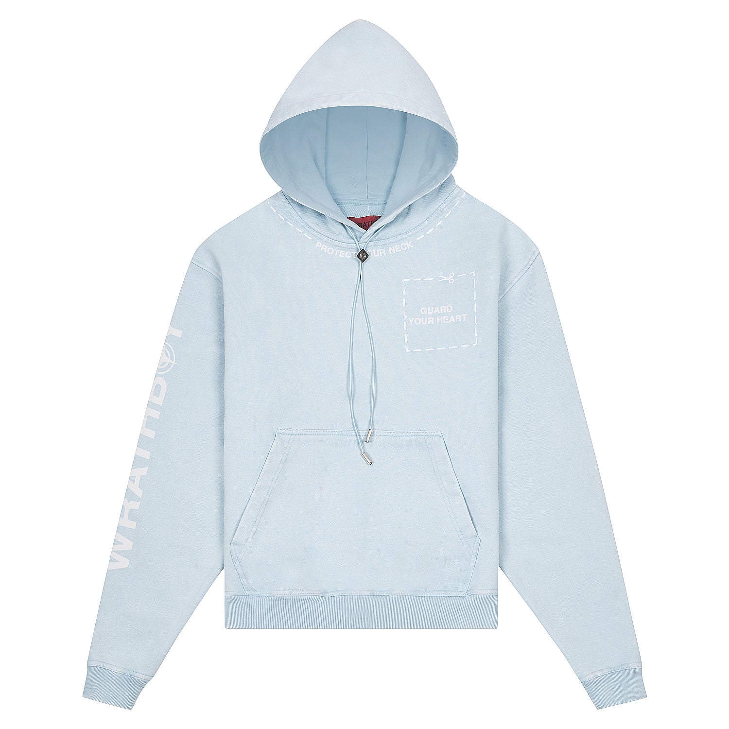 WATCH YOUR BACK - Light Blue Hoodie