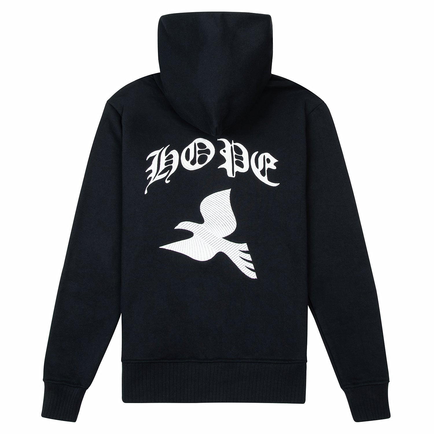 PEACE & HOPE PULL-OVER HOODY | BLK