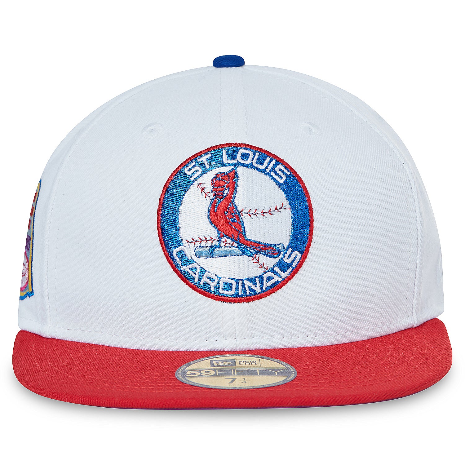 White St. Louis Cardinals Red Visor Grape Purple Bottom 1964 All Star Game " Stimpy Collection" New Era 59Fifty Fitted