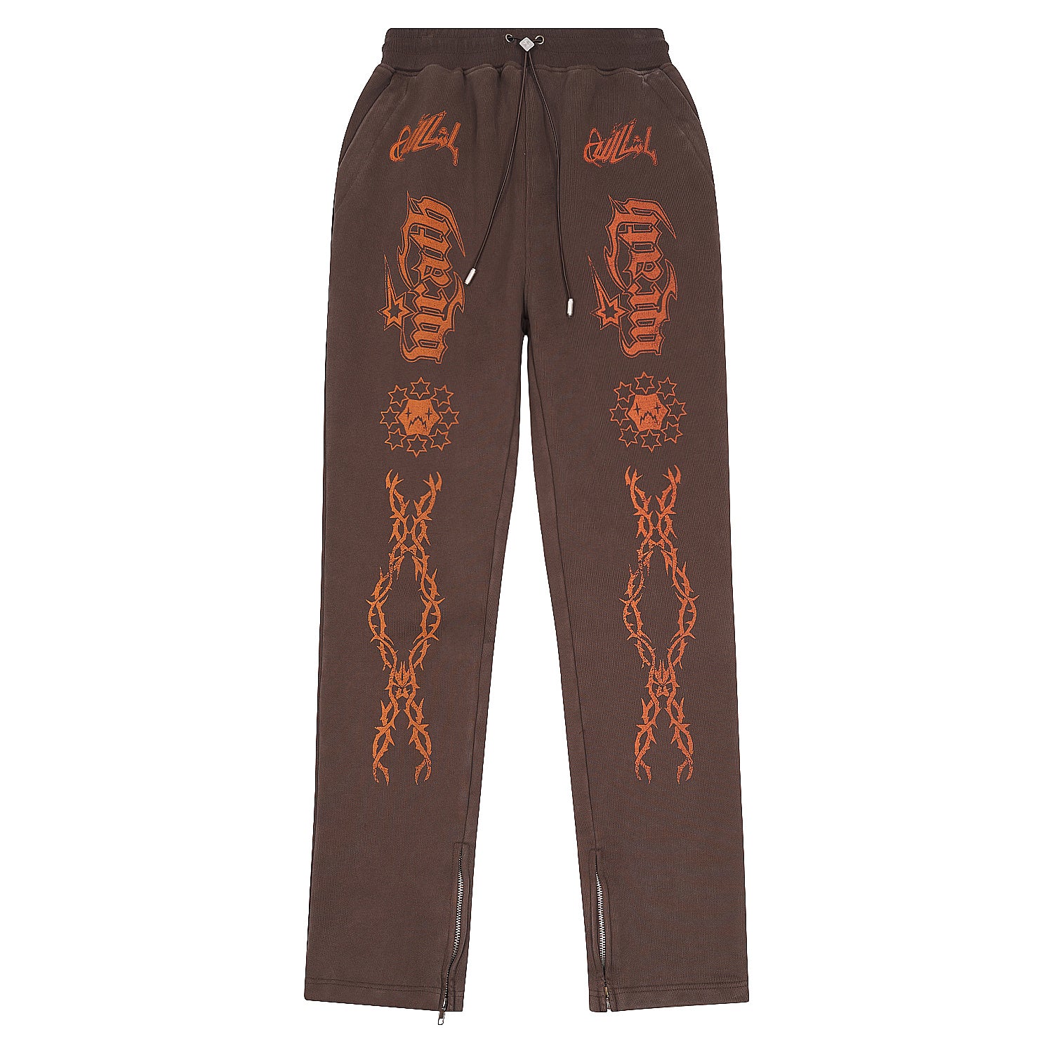 WRATHBOY “GODS WILL” BROWN JOGGING SET