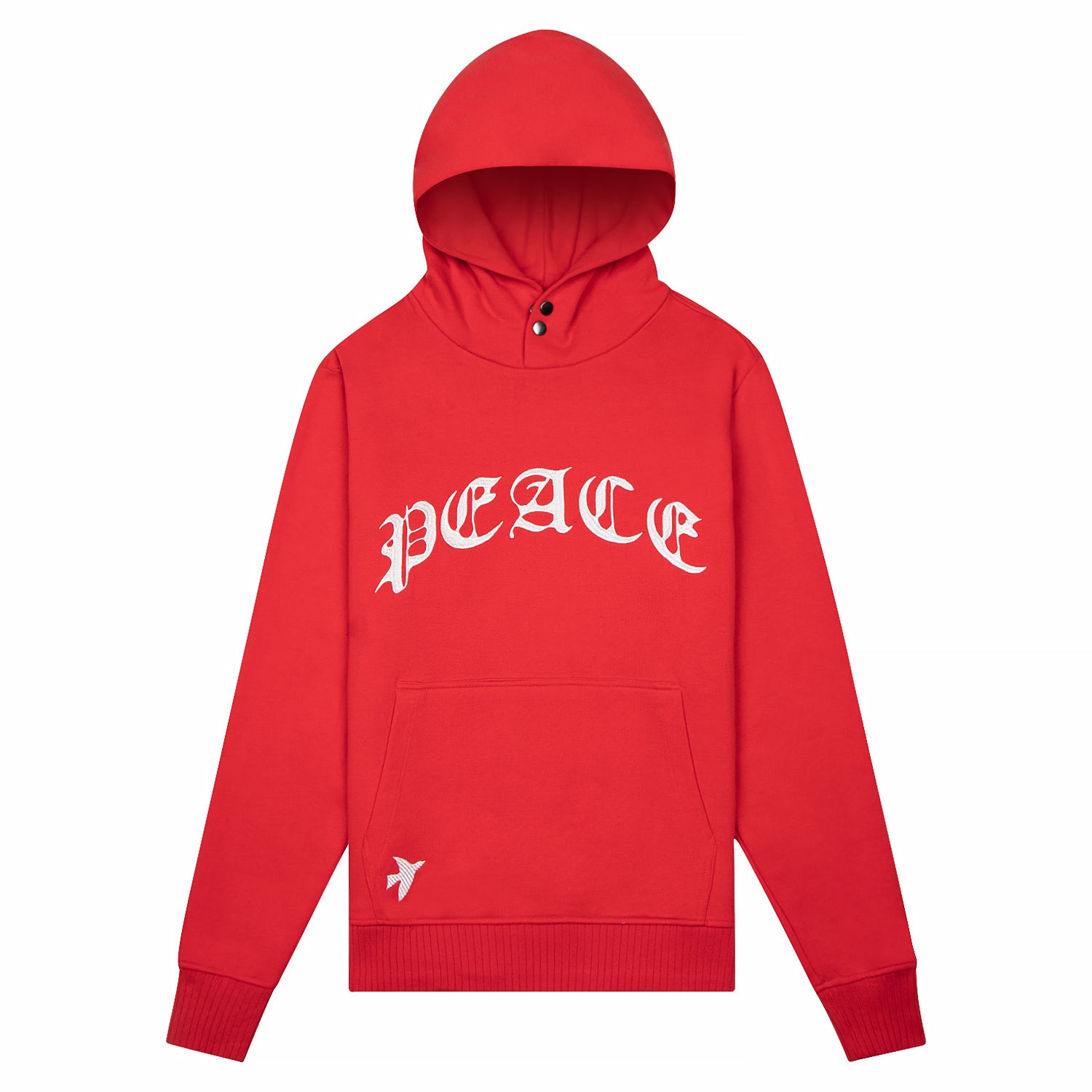 PEACE & HOPE PULL-OVER HOODY | RED