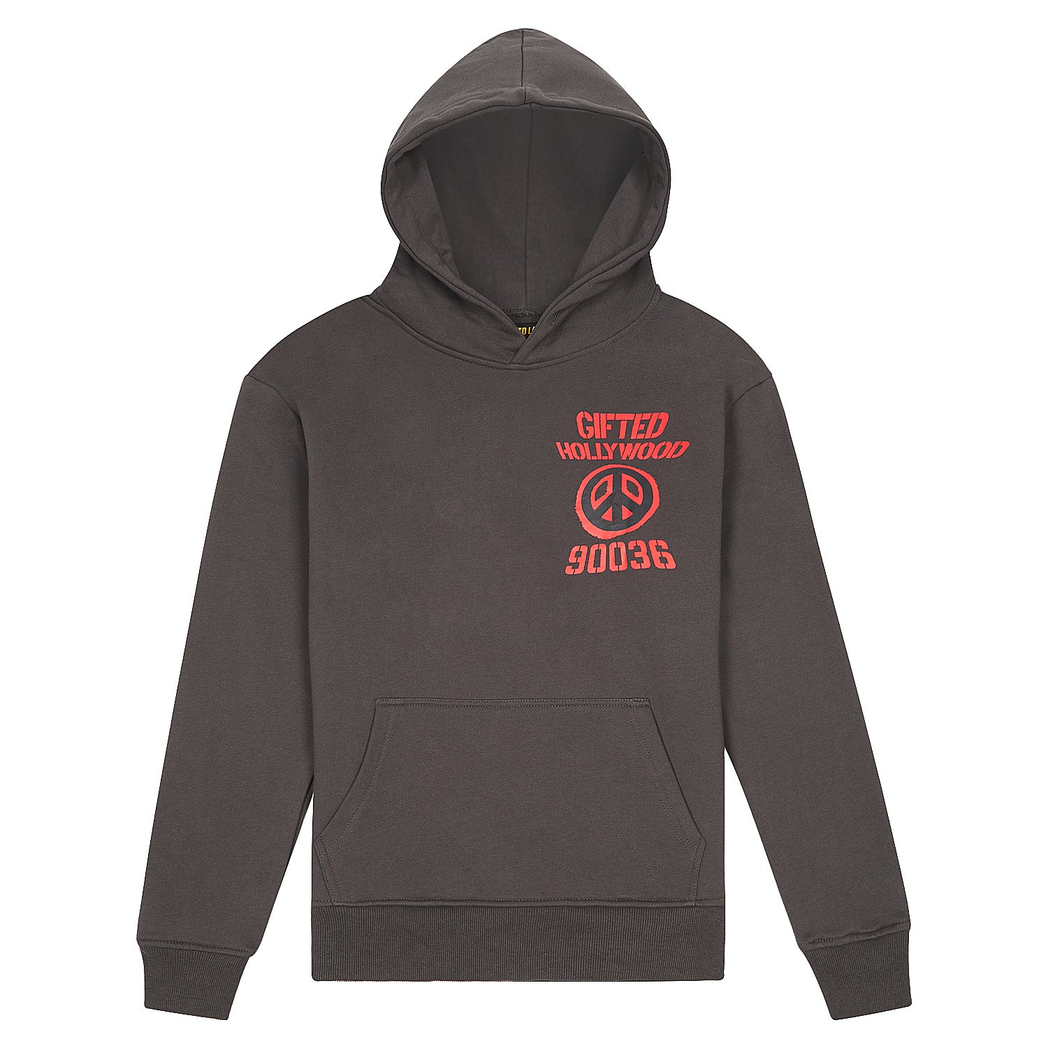 PRAY FOR PEACE GREY HOODIE