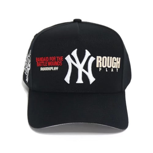 RoughPlay🩹NY SnapBack (Black)