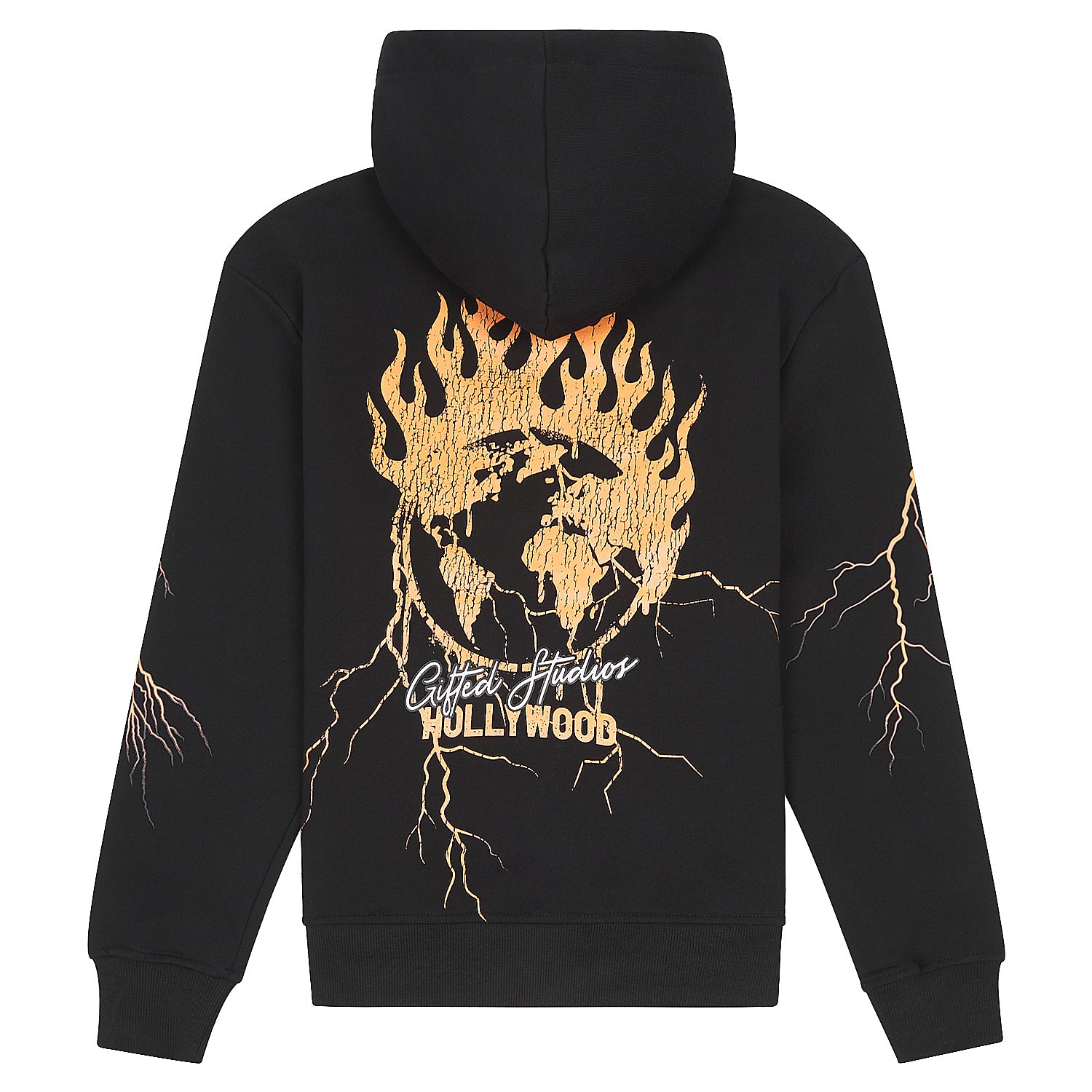 LIGHTNING BLK HOODIE