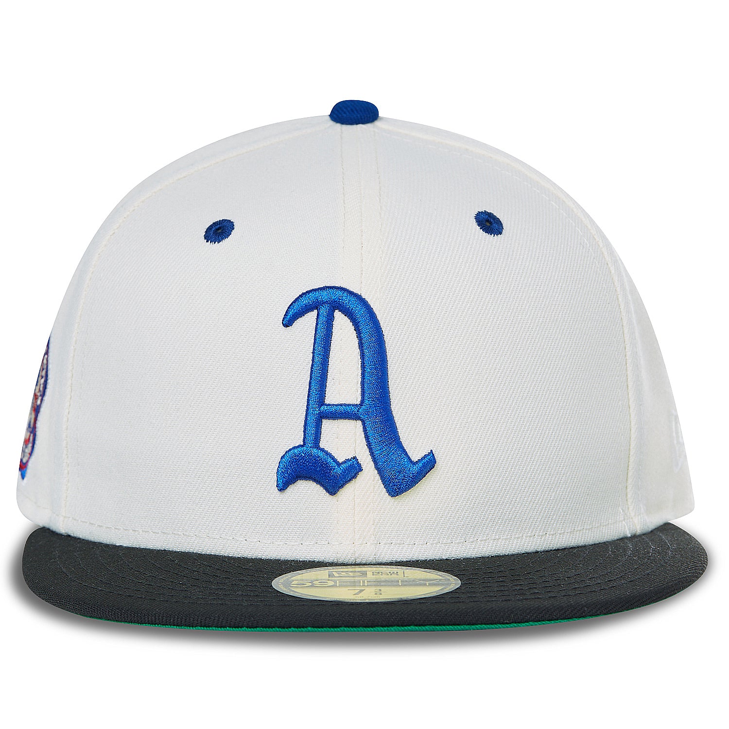 PHILADELPHIA ATHLETICS (WHITE) (1910 WORLD SERIES) NEW ERA 59FIFTY FITTED (GREEN UNDER VISOR)