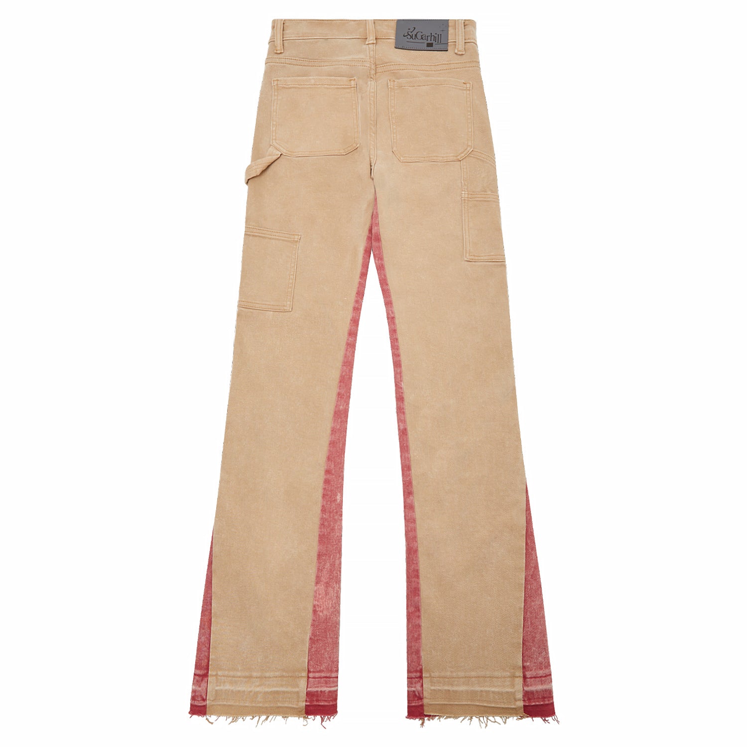 "REVOLVER" STACKED DENIM (KHAKI)