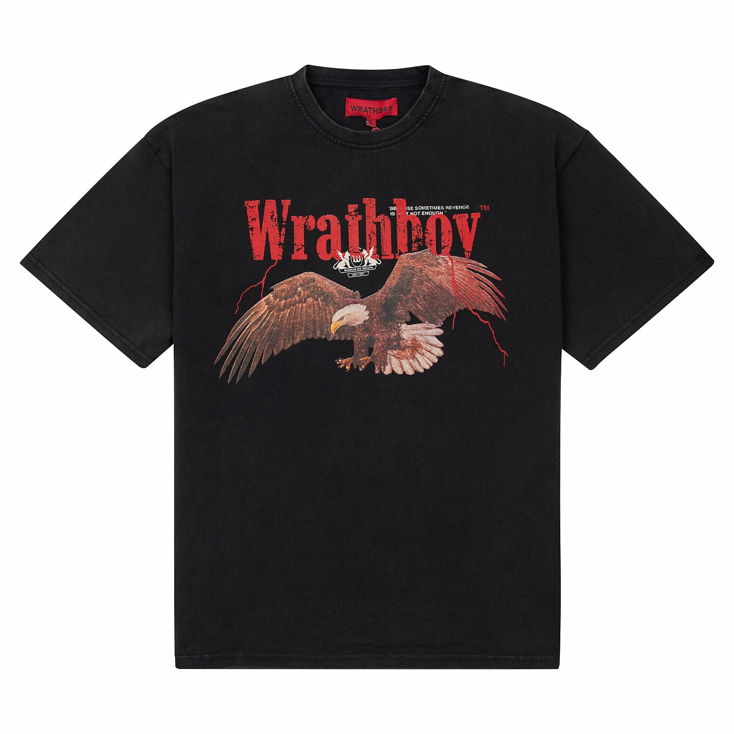 REVENGE EAGLE TEE | BLK