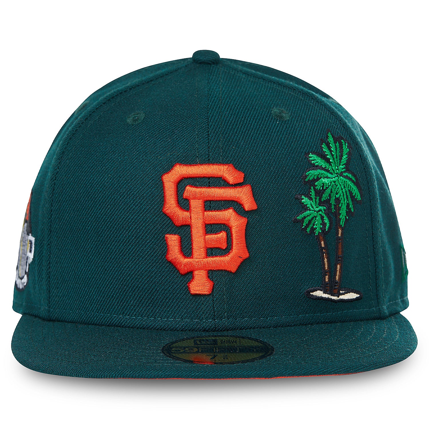 New Era San Francisco Giants Emerald Green/Orange Palm Tree 59FIFTY Fitted Hat