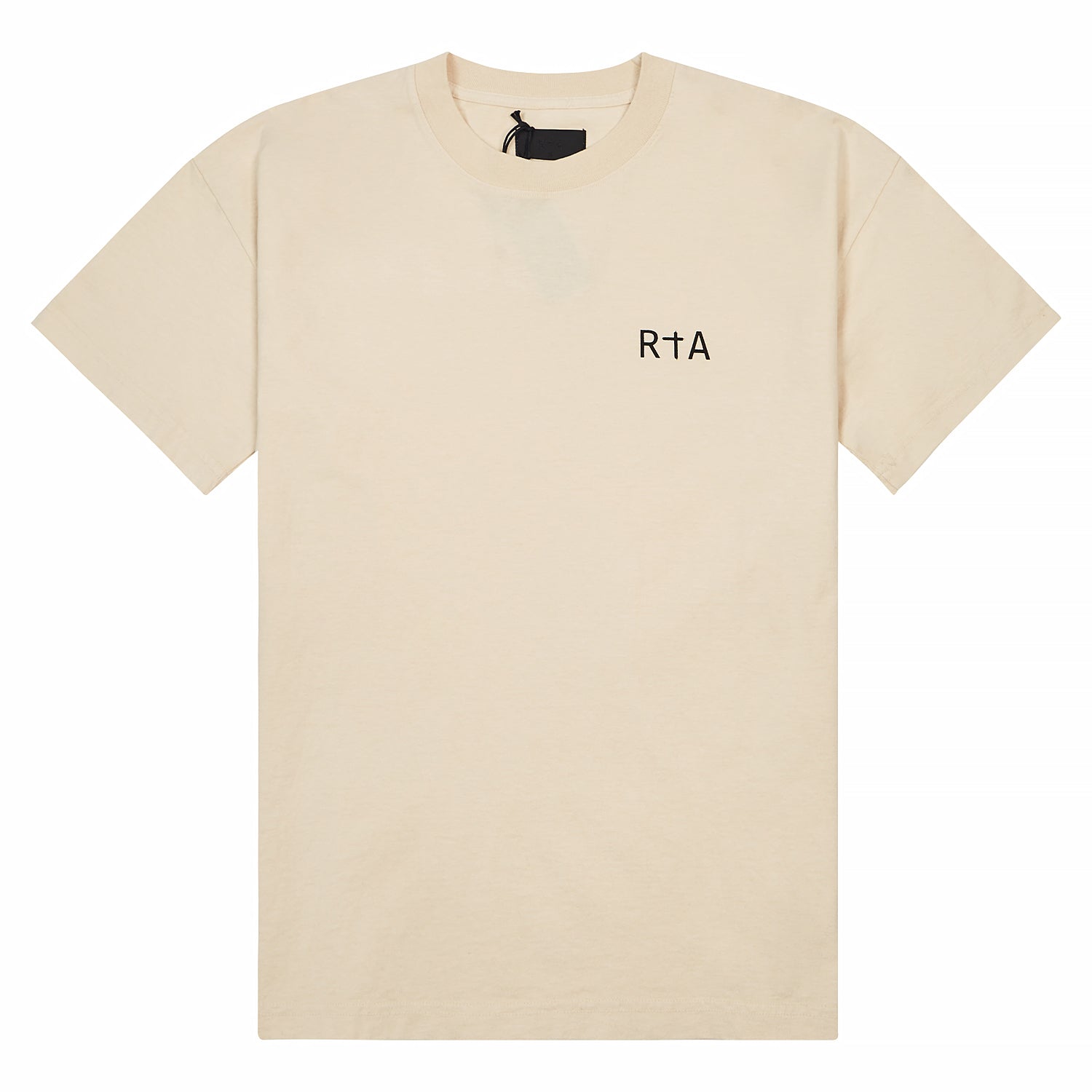 SHORT SLEEVE TEE | TAN CHEST LOGO