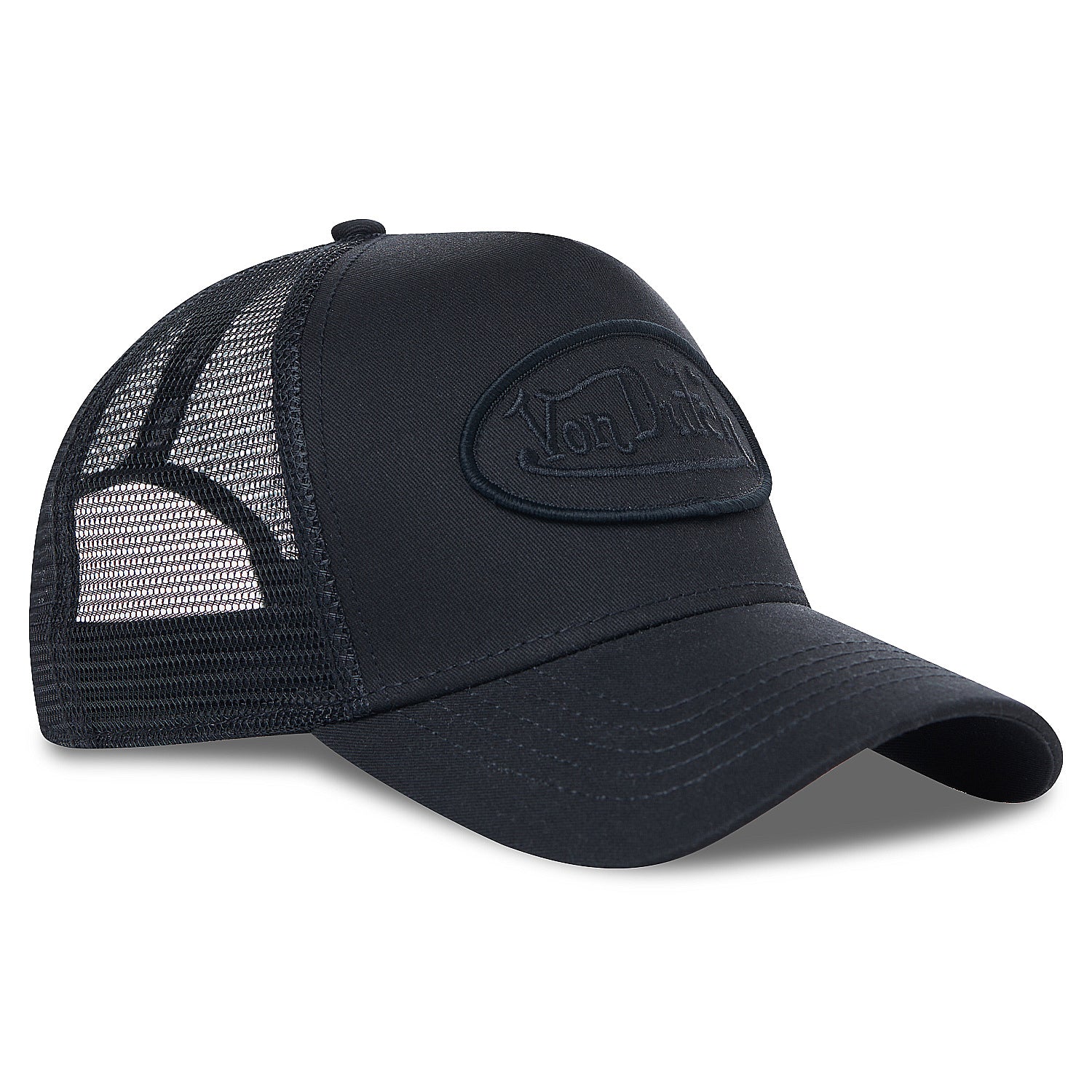 BLACK RUBBER PATCH TRUCKER