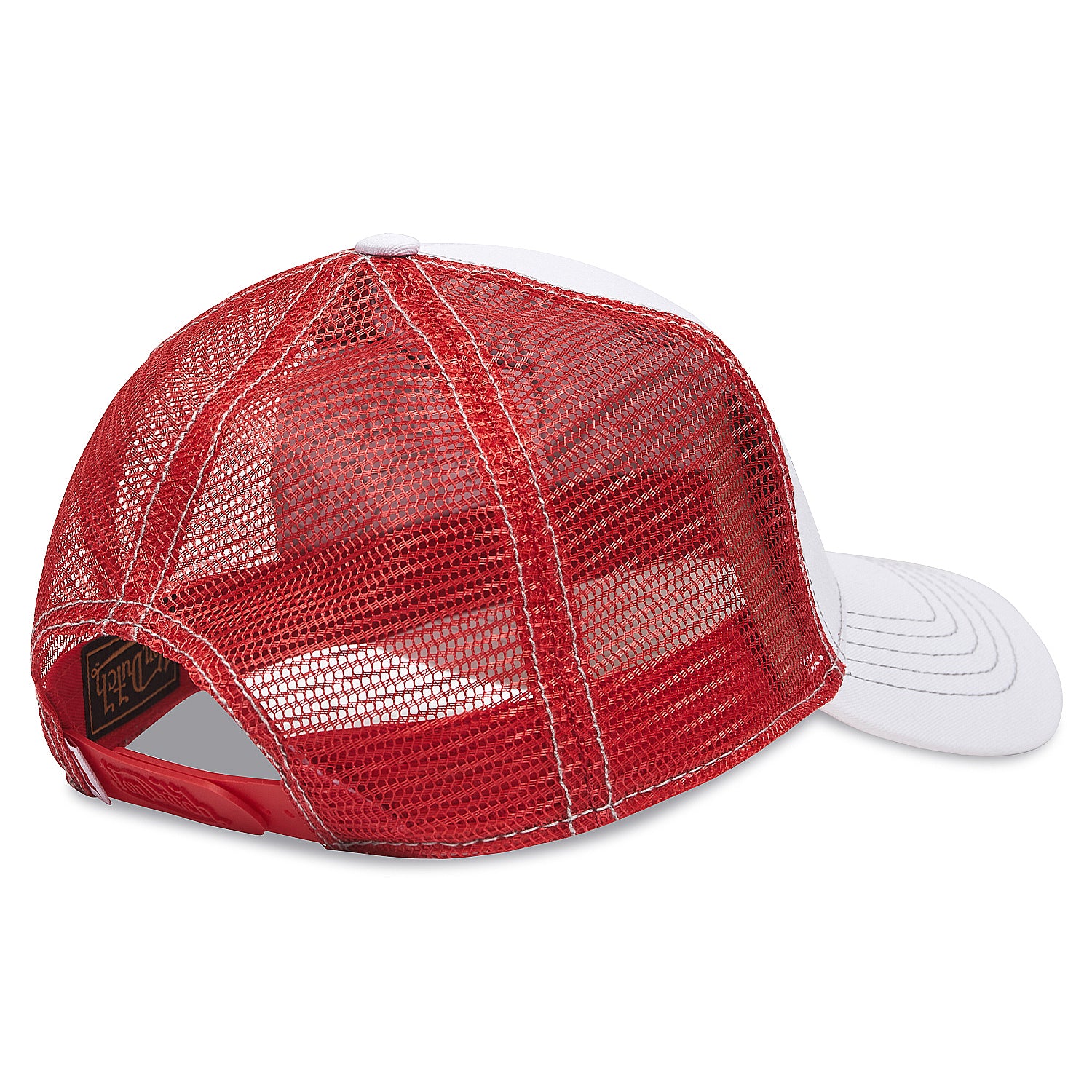 WHITE & RED TRUCKER