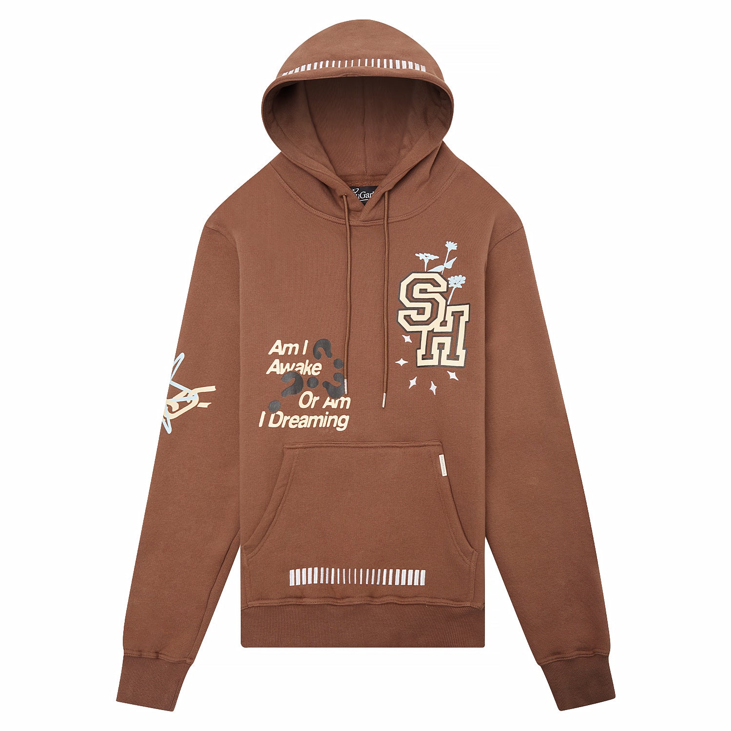 "PARANOID" HOODIE (BROWN)