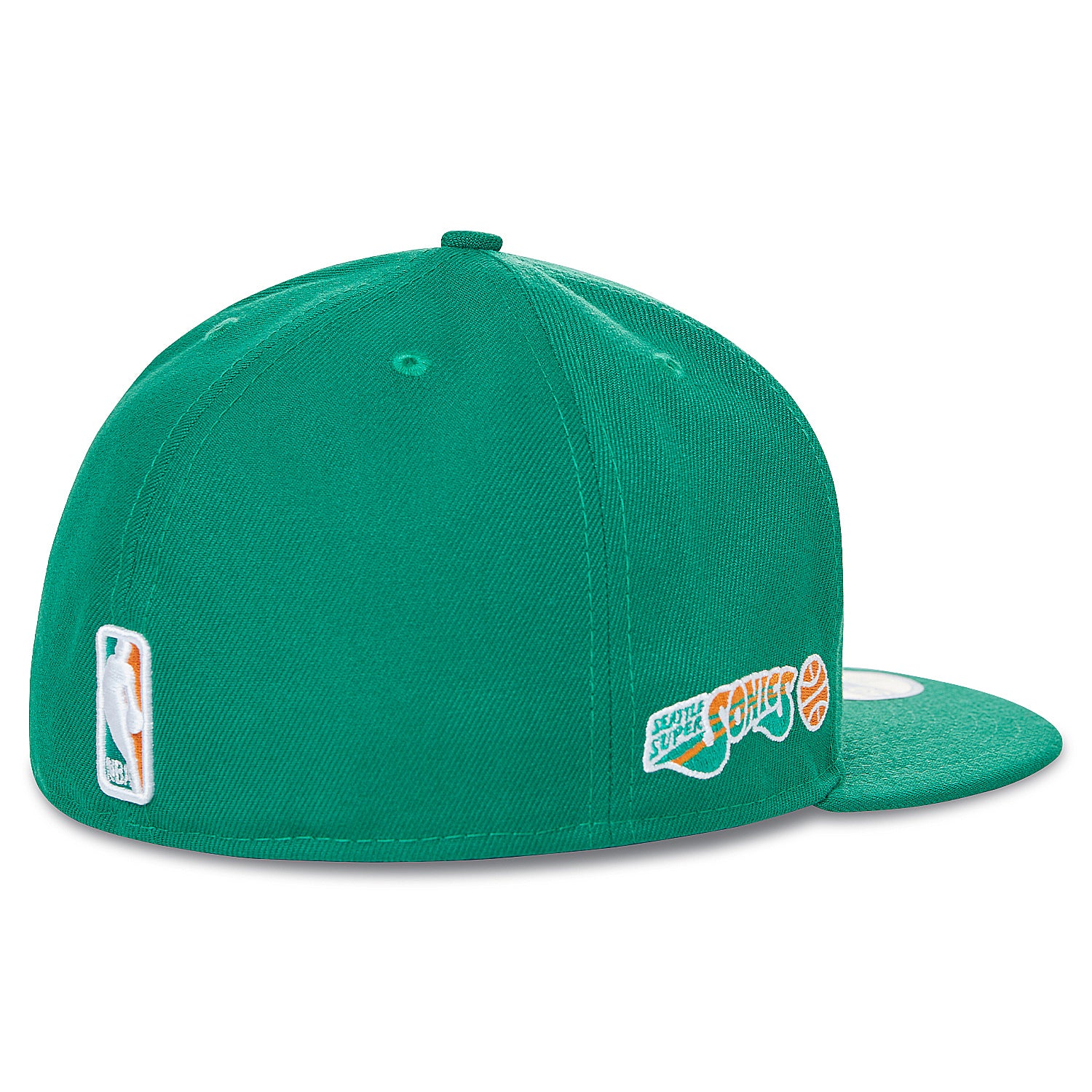 Seattle Sonics Custom New Era Supersonics Green Red Fitted Cap Hat 59Fifty