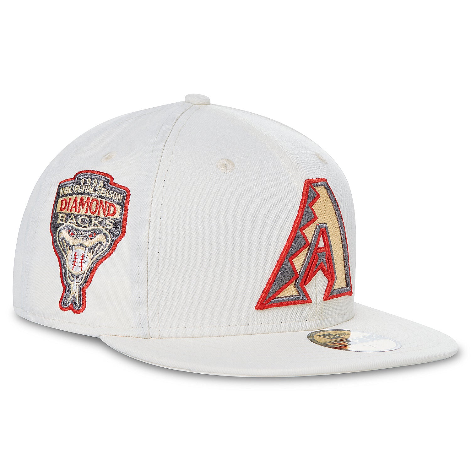 New Era Arizona Diamondbacks 1998 Inaugural Season Ivory 59fifty Fitted Hat