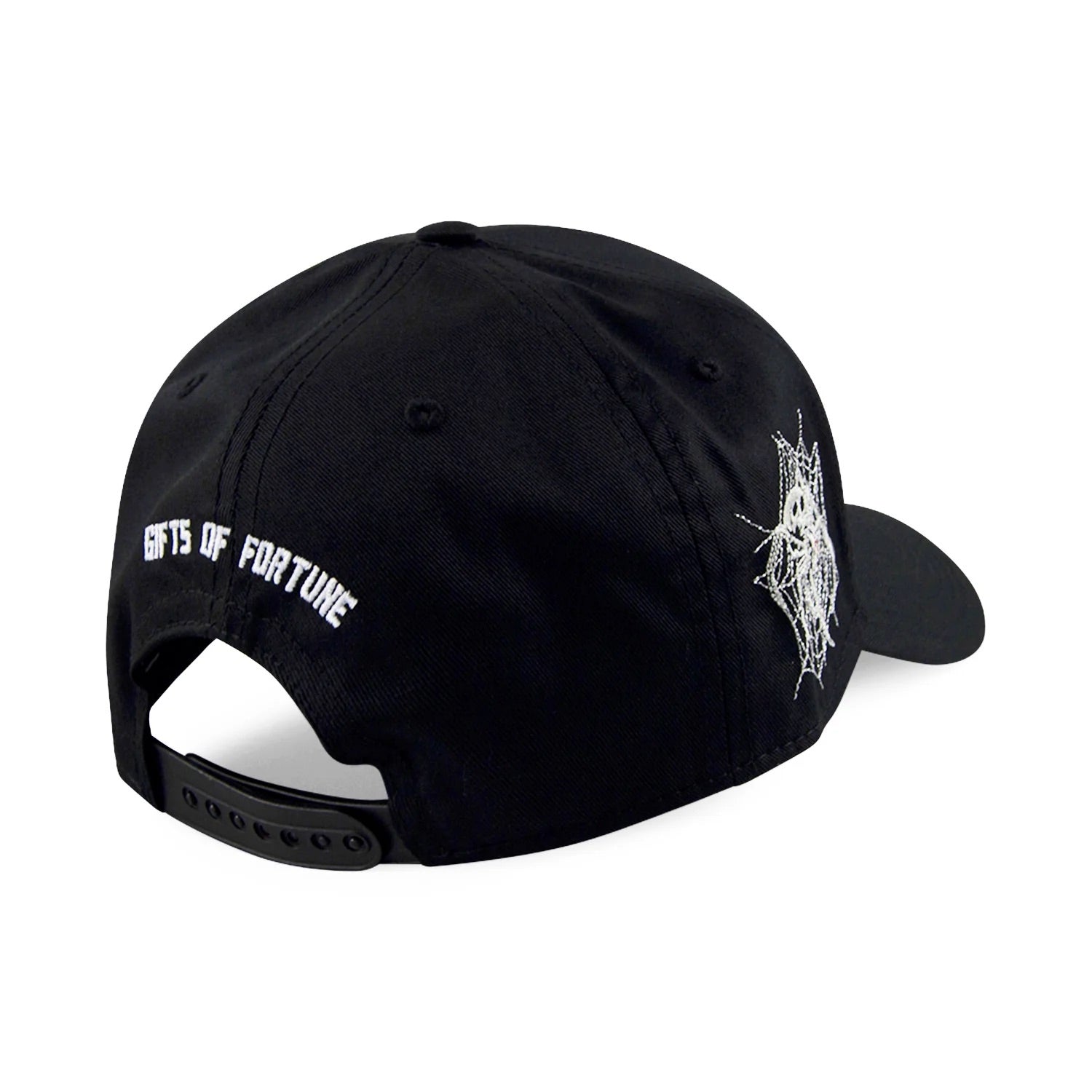 Black Widow Trucker Hat | Black/White