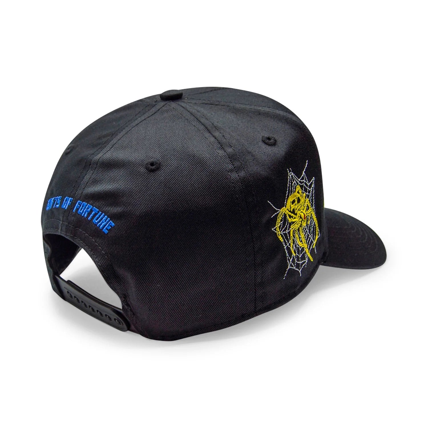 Black Widow Trucker Hat | Black/Blue