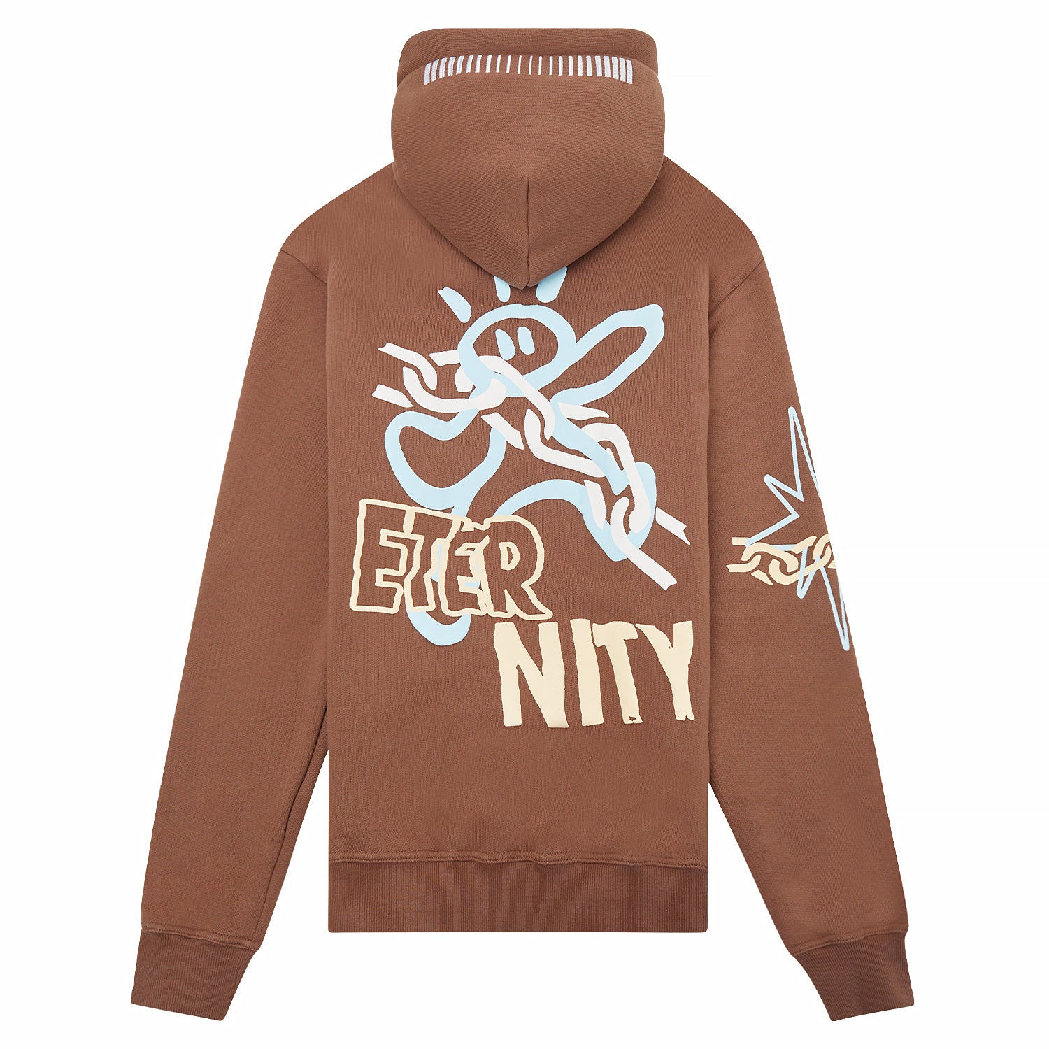 "PARANOID" HOODIE (BROWN)