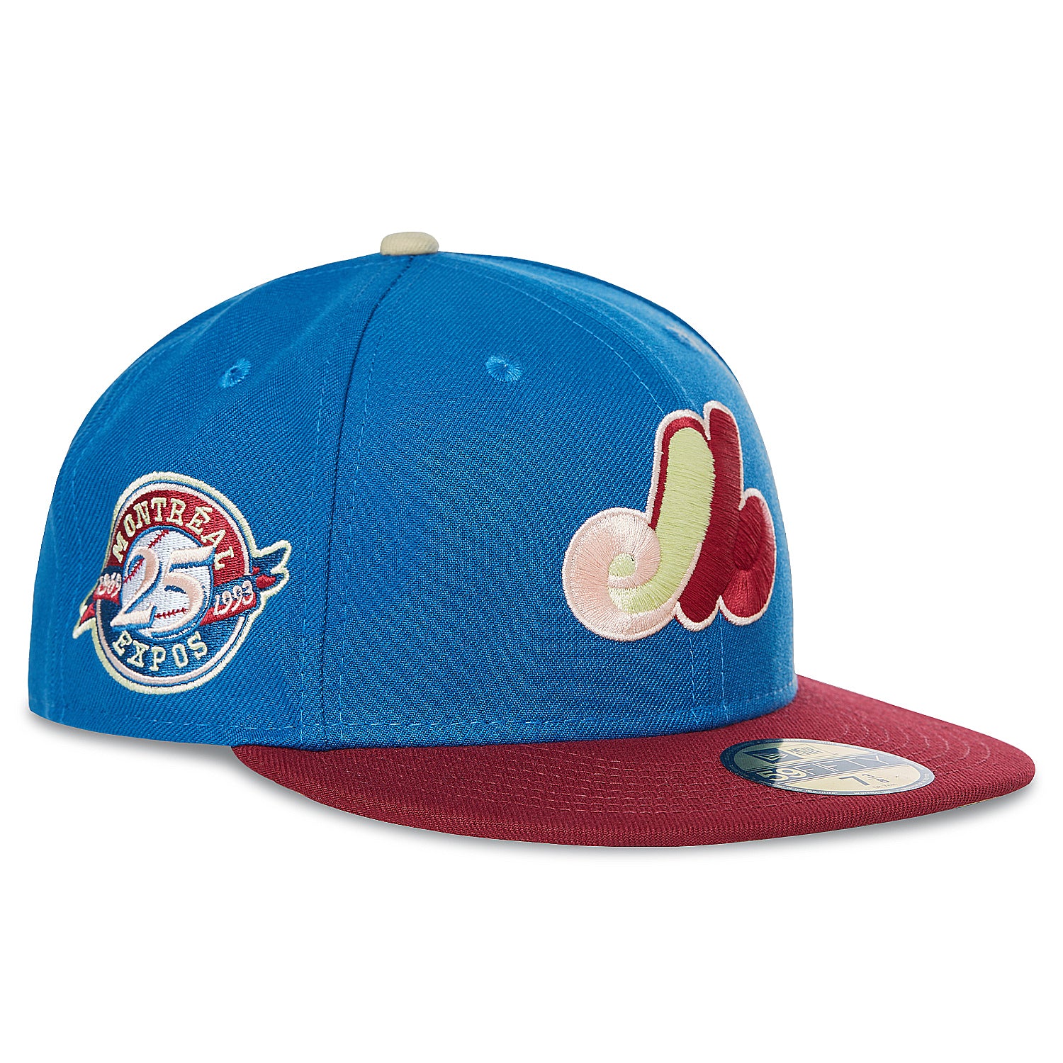 New Era Montreal Expos 25th Anniversary Blue/Burgundy 59FIFTY Fitted Cap