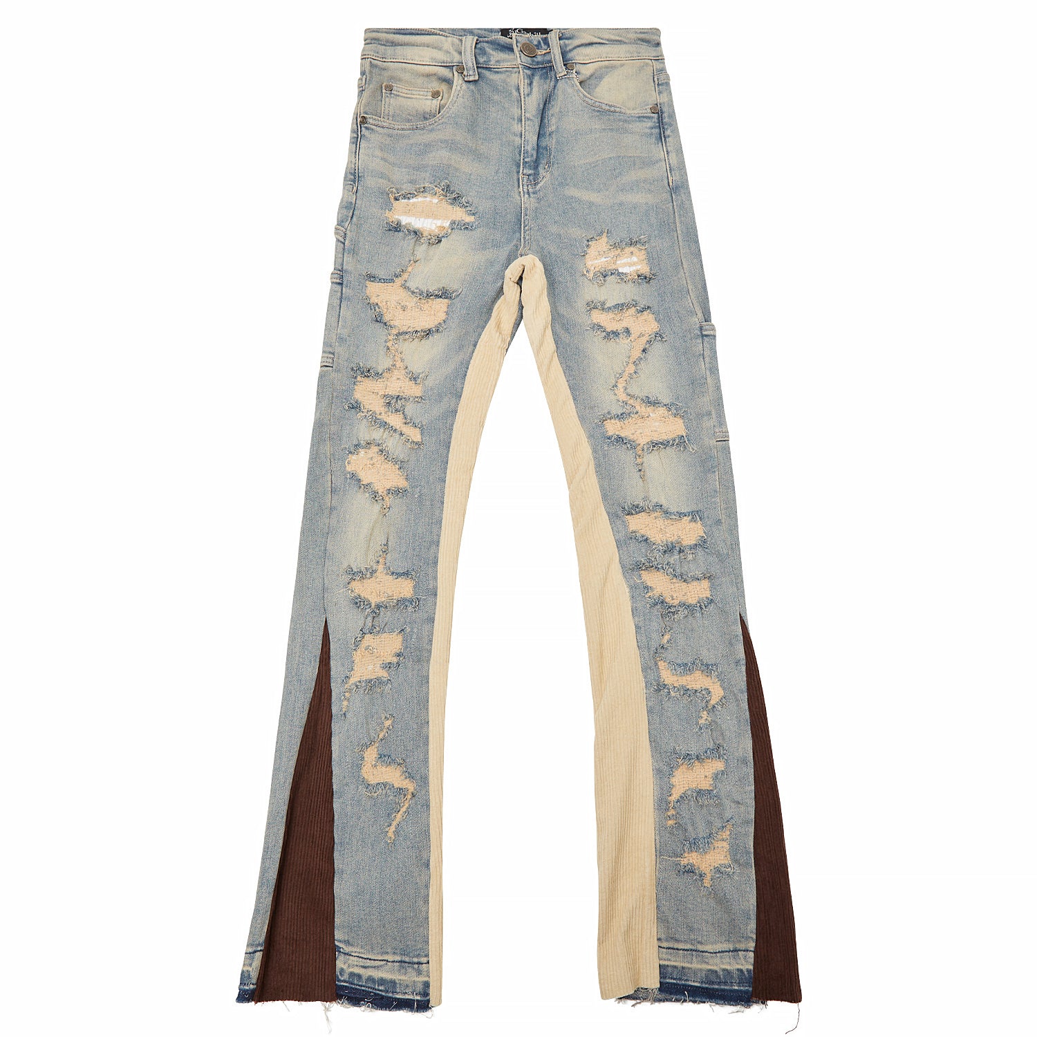 "AUGUSTUS" STACKED JEANS