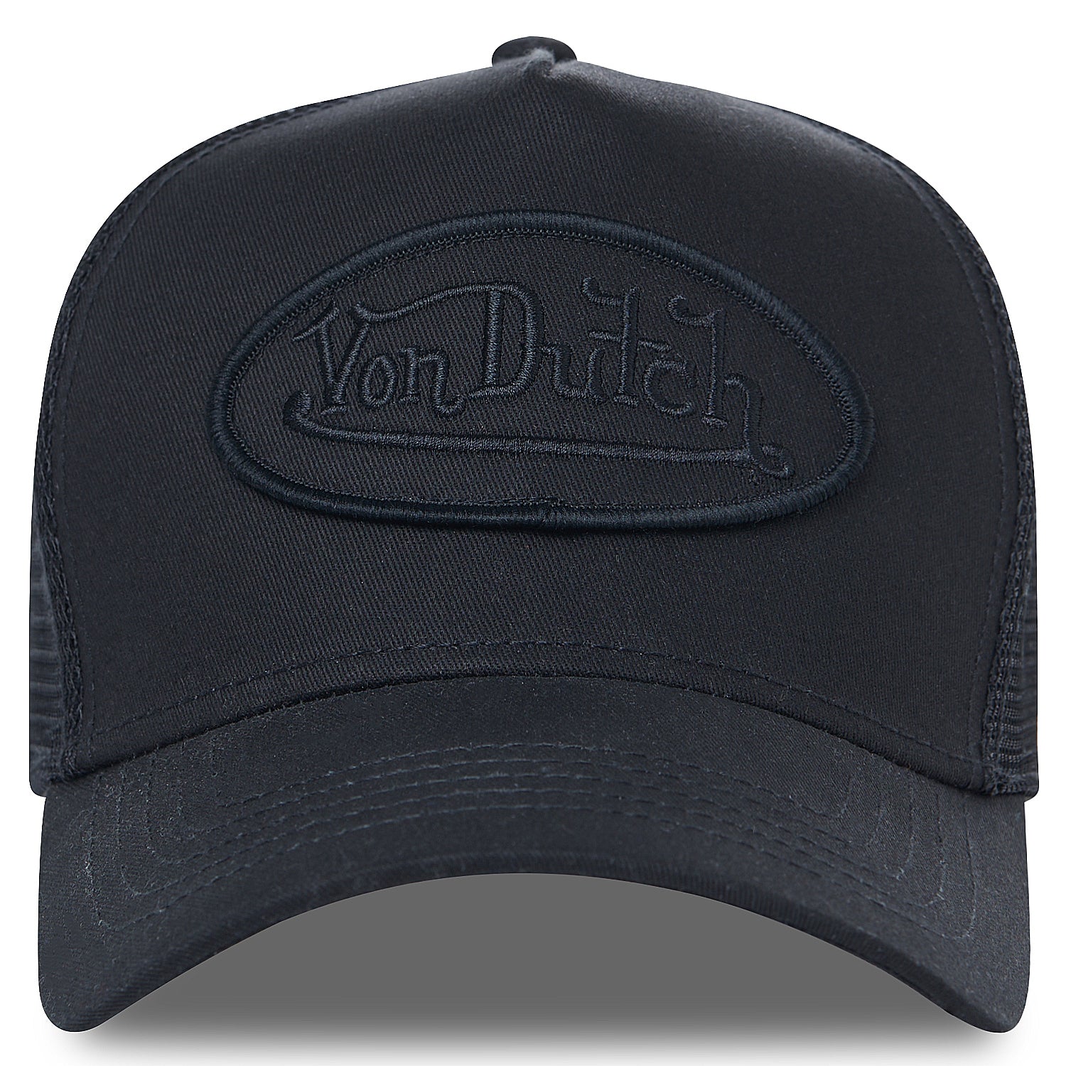 BLACK RUBBER PATCH TRUCKER