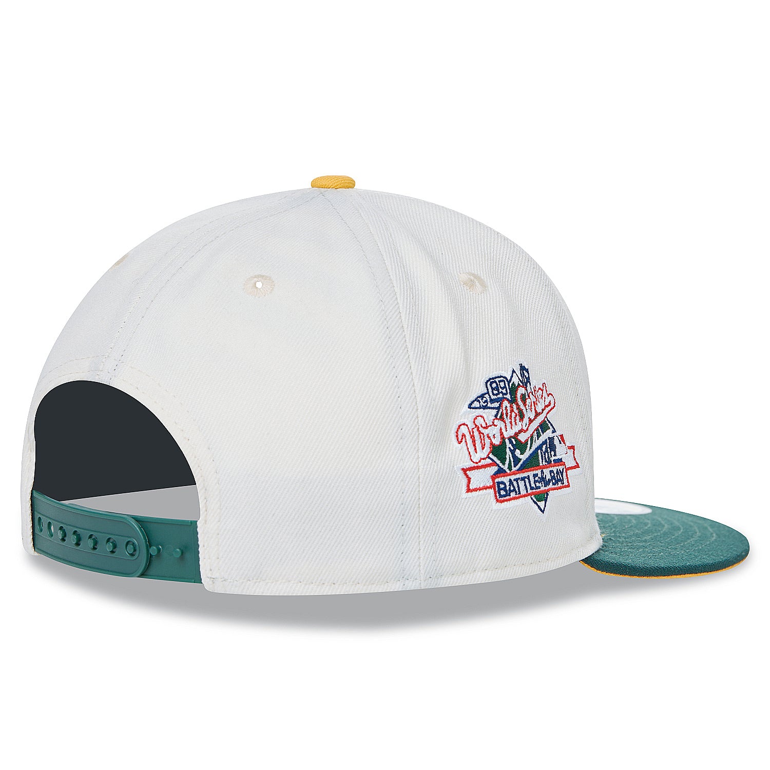 OAKLAND ATHLETICS 1989 BATTLE OF THE BAY WORLD SERIES NEW ERA 59FIFTY SNAPBACK HAT