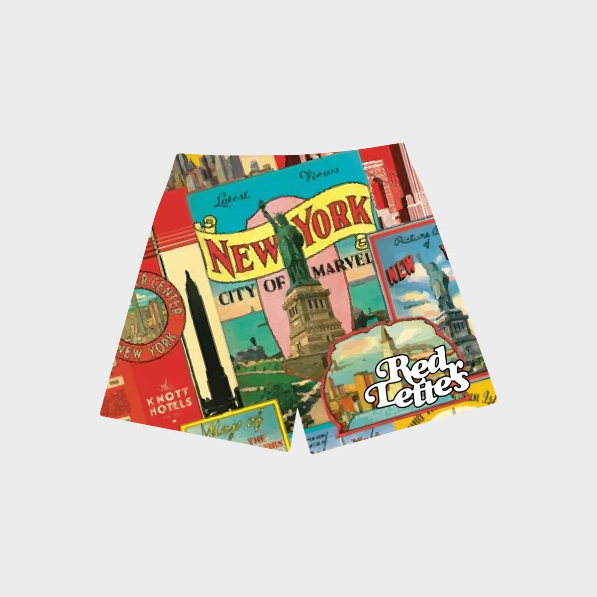 NYC Poster Mesh Shorts (NYCP-164-S)